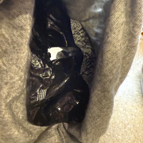 Gray Werewolf Halloween Mask Wolfdog, snarling Faux Fur Big Teeth Costume Dog - Picture 7 of 10